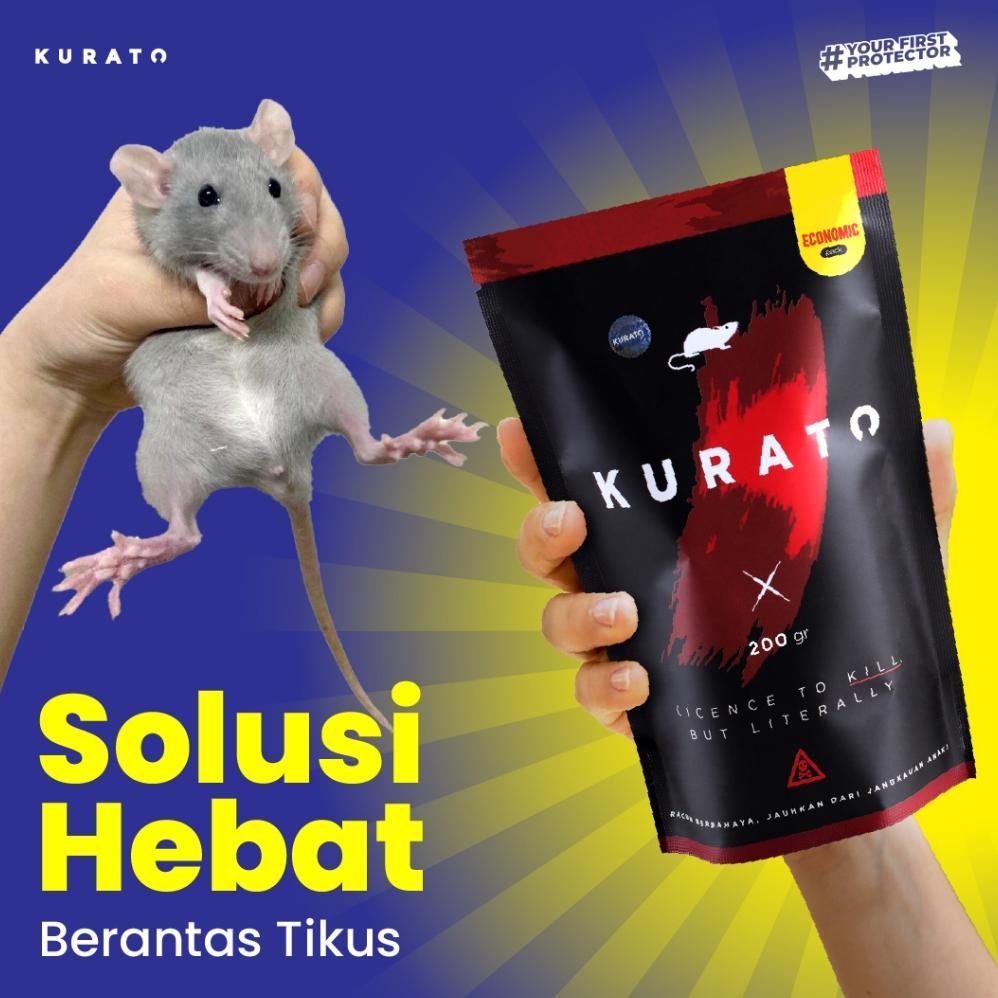 KURATO Original Racun Tikus Paling Ampuh Mati di Tempat Terang ASLI Hologram khusus KURATO INDONESIA