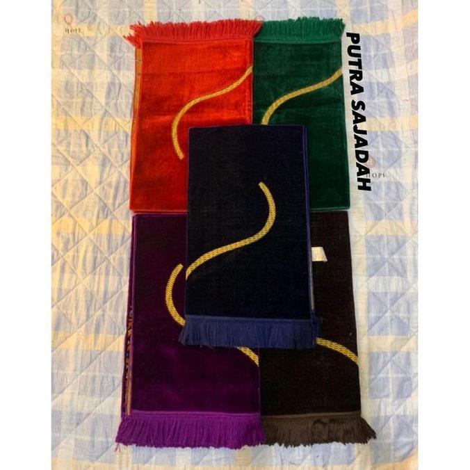 DE83 - Sajadah polos/sajadah bludru/sajadah polos warna/sajadah ukuran110x70cm Muslim Turki Bulu