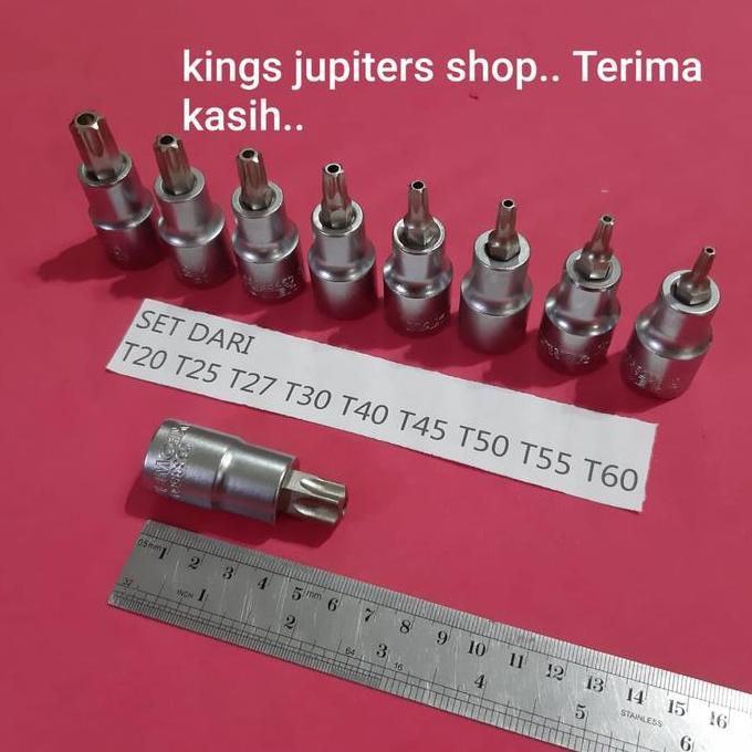 MATA SOK BINTANG SET 9PC 1/2DR IWT LOBANG KUNCI SOK BINTANG NO TEKIRO