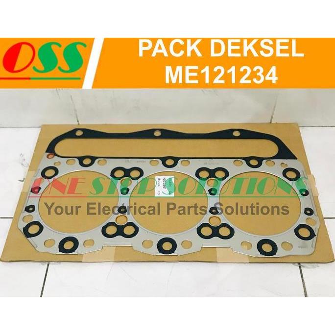 QUIXOTE- PACK DEKSEL GASKET CYLINDER HEAD ME121234 UNTUK MITSUBISHI 6D40