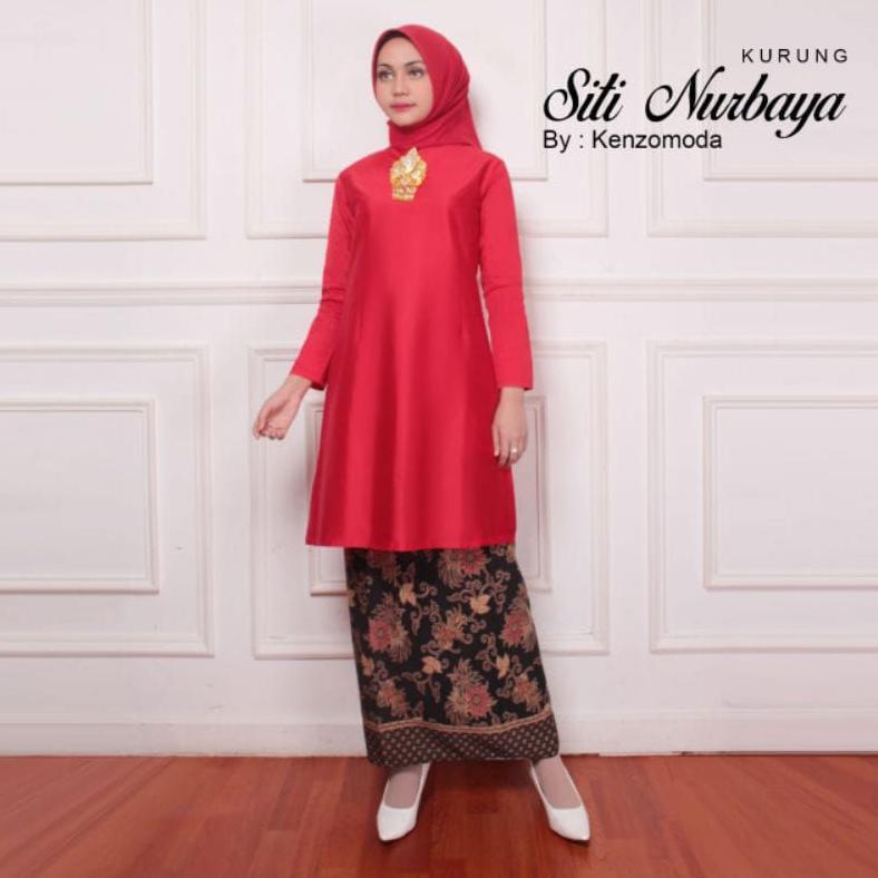 Baju Kurung Siti Nurbaya Kebaya Tafeta Baju Kurung Malaysia Polos