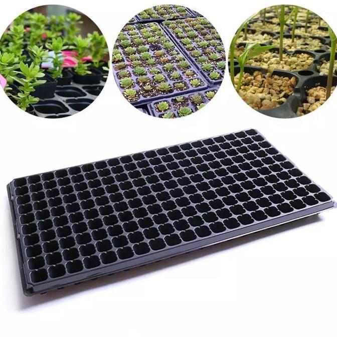 JAIDEE- 150 Pcs Tray Semai / 1 Dus Tray Semai 200 Lubang Tebal 1mm