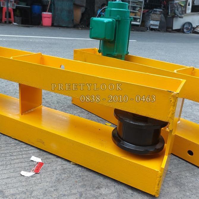 BROOK Saddle Crane Motor Hoist 3 Ton & 5 Ton Penggerak Girder 380v Panjang 1.5 Meter Sadle Set