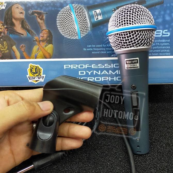 Microphone BMA BETA-58S Mic BMA Beta-58S Vocal Mic Kabel BMA