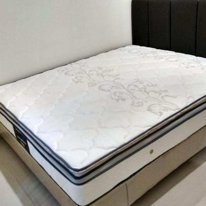 Set Comforta Platinum Pro 160x200 Kasur Spring Bed Plush Top Medium