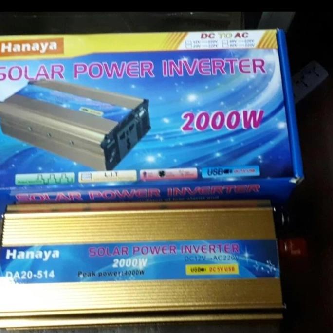 Power Inverter 2000 Watt Hanaya / Inverter Hanaya 2000 Watt + Usb