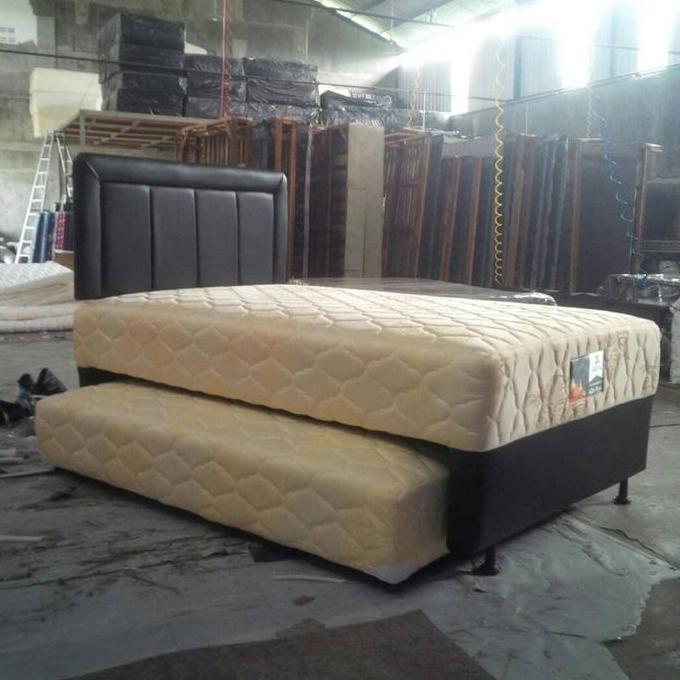 Terbaik Set Sorong Galaxy 140x200 harg medium kasur spring Bed Garansi