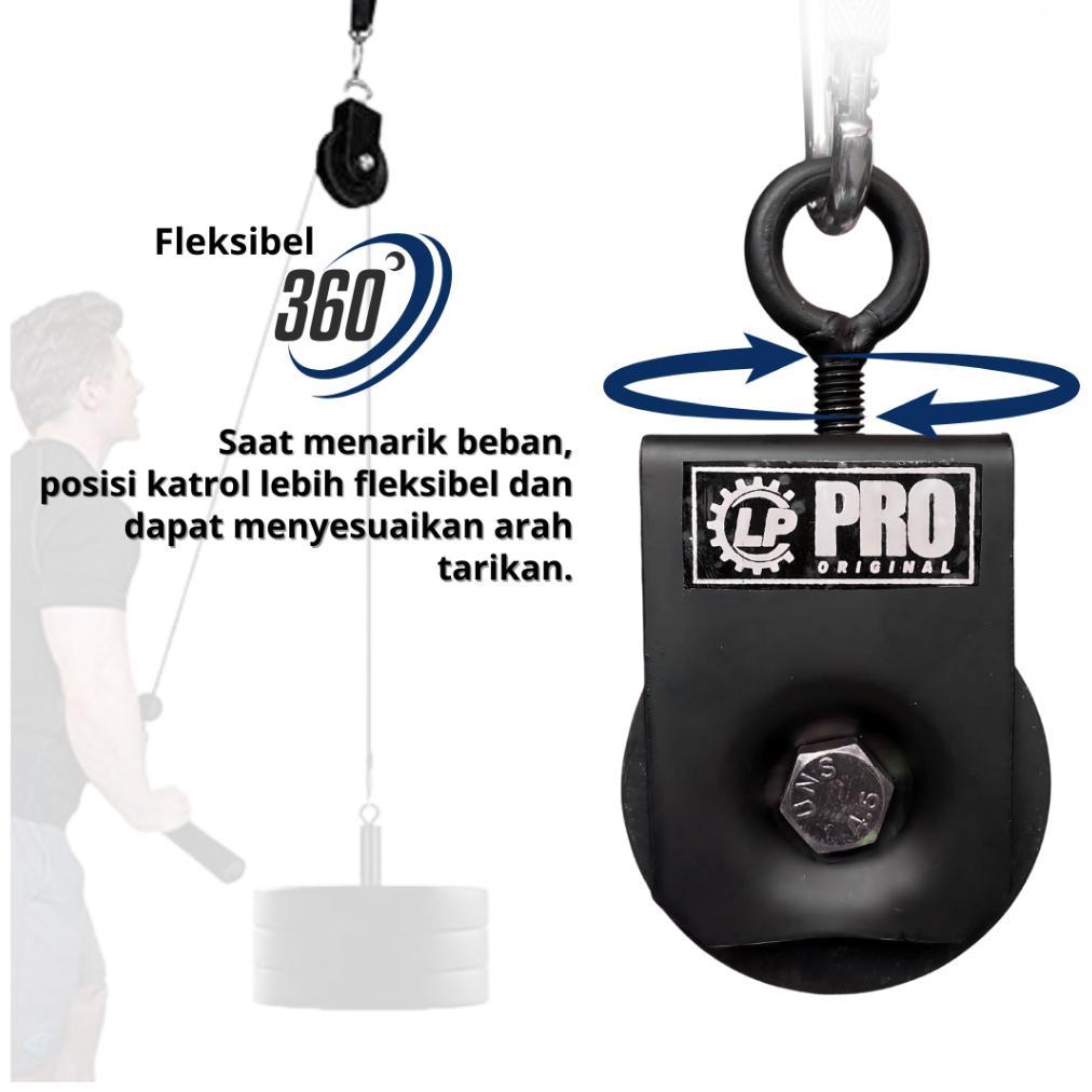 Single Katrol Gym Pulley Cable Roda Pulley Home Gym Roda Katrol Katrol