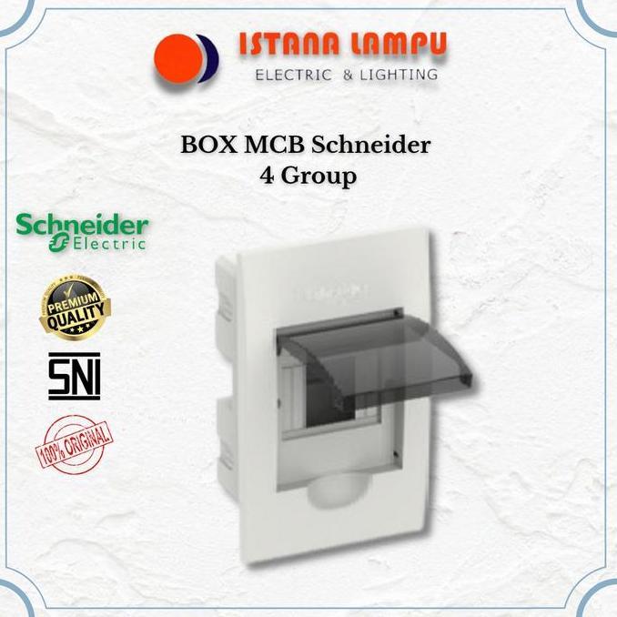 BEBAS ONGKIR - box mcb schneider 4 group