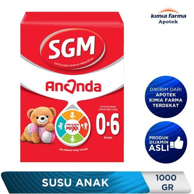 SGM ANANDA 1 1000 GR / SUSU ANAK / KIMIA FARMA DS