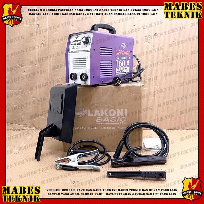 MESIN LAS LAKONI BASIC 162IX - TRAFO LAS INVERTER WELDER BASIC 162 IX
