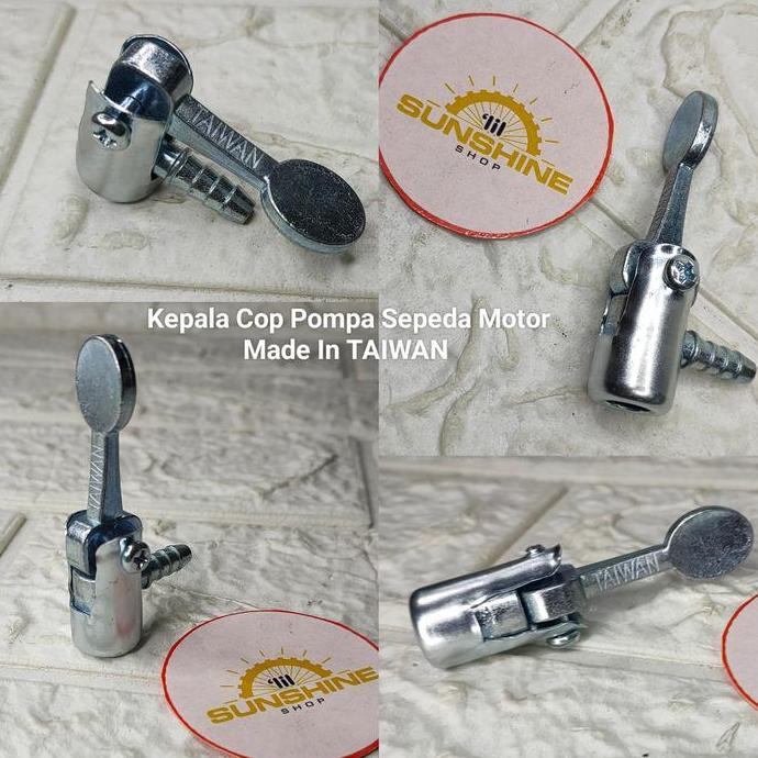 Promo Adaptor Kepala Pompa Tire Av Schrader Pentil Motor Ban Dalam Sepeda Mtb Federal Bmx Model Lipa