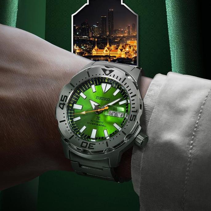 SEIKO SRPL41K1 SRPL41 PROSEPEX MONSTER "THE PRAJAM YAM" LIMITED EDITION THAILAND AUTOMATIC STAINLESS