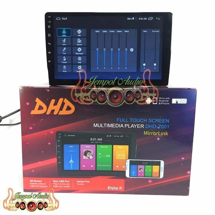 Head Unit Android DHD 9 Inch DHD -7001 IPS murah