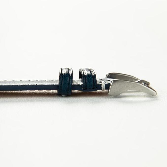 AQH Ltd Release Navy Blue Buttero Leather Watch Strap by Conceria Walpier Italy/Watch Strap/Strap Ja