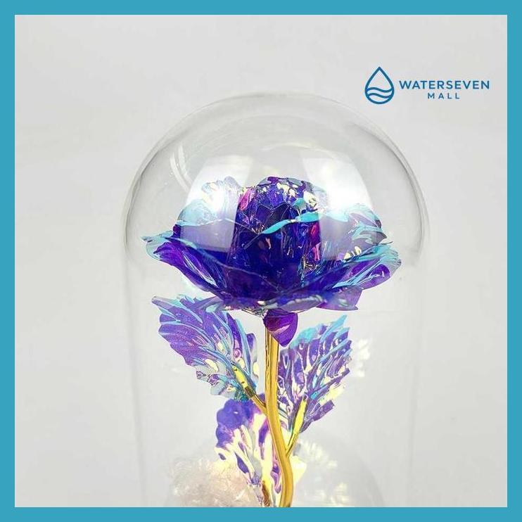 ( ORIGINAL  ) HOME BUNGA MAWAR LAMPU LED DEKORASI BLACK ILLUMINATION ROSE - AC04 SIAP KIRIM