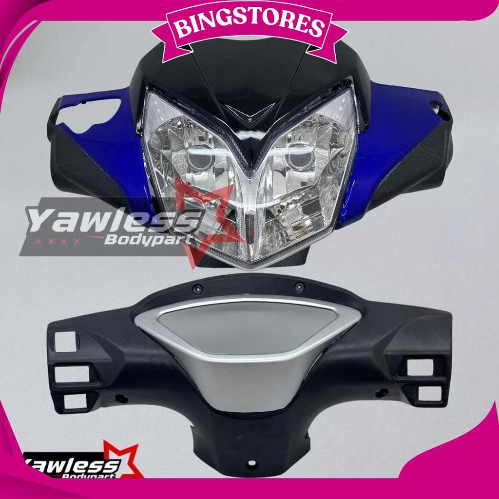 Batok Supra X 125 Batman Biru Full Set Kualitas Terjamin Ori