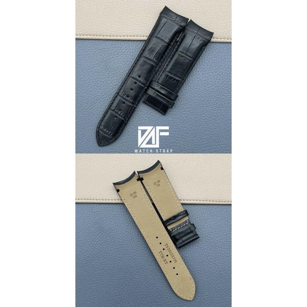 HARGA GROSIR HANDMADE Strap tali jam tangan kulit model model tissot curved bisa untuk semua jam tan