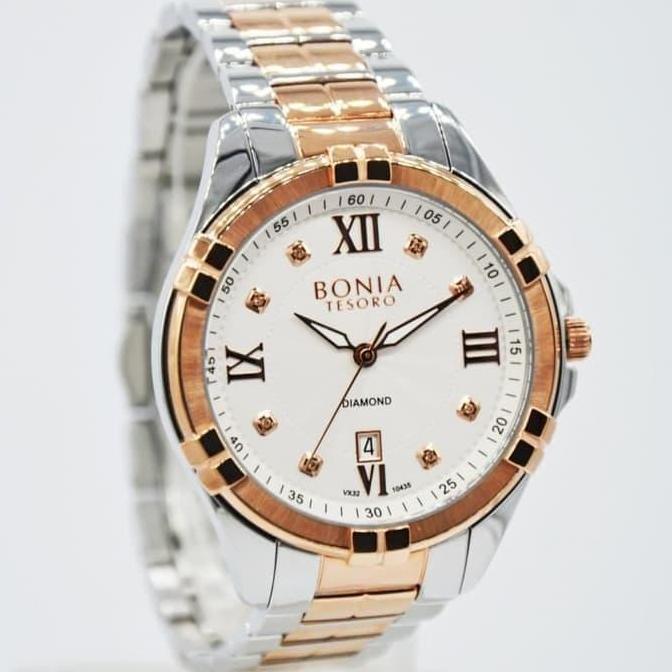 Jam Tangan Pria BONIA 100% ORIGINAL BNB10435-1617 Diamond Best Seller