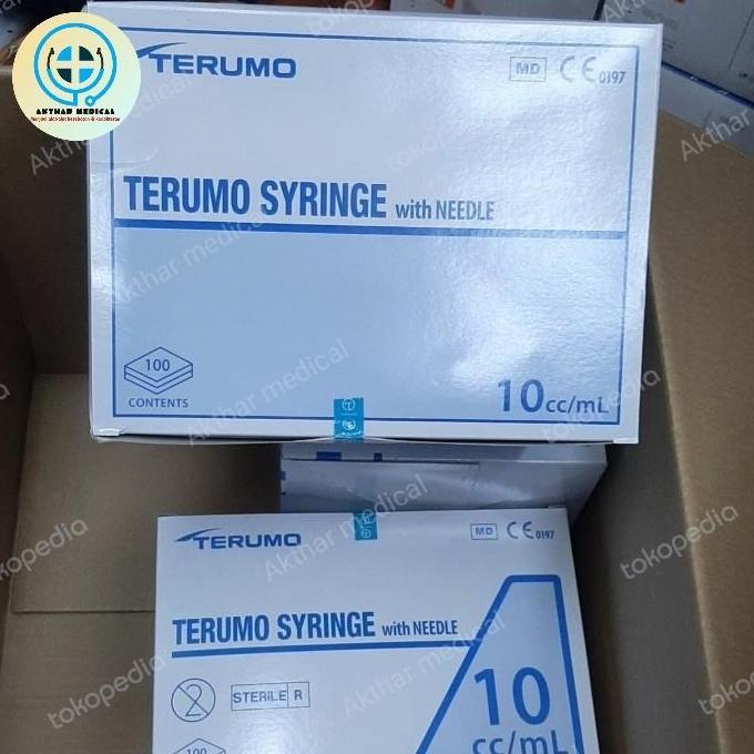 Ready stock syringe 10cc terumo /spuit terumo 10ml bok isi 100pcs