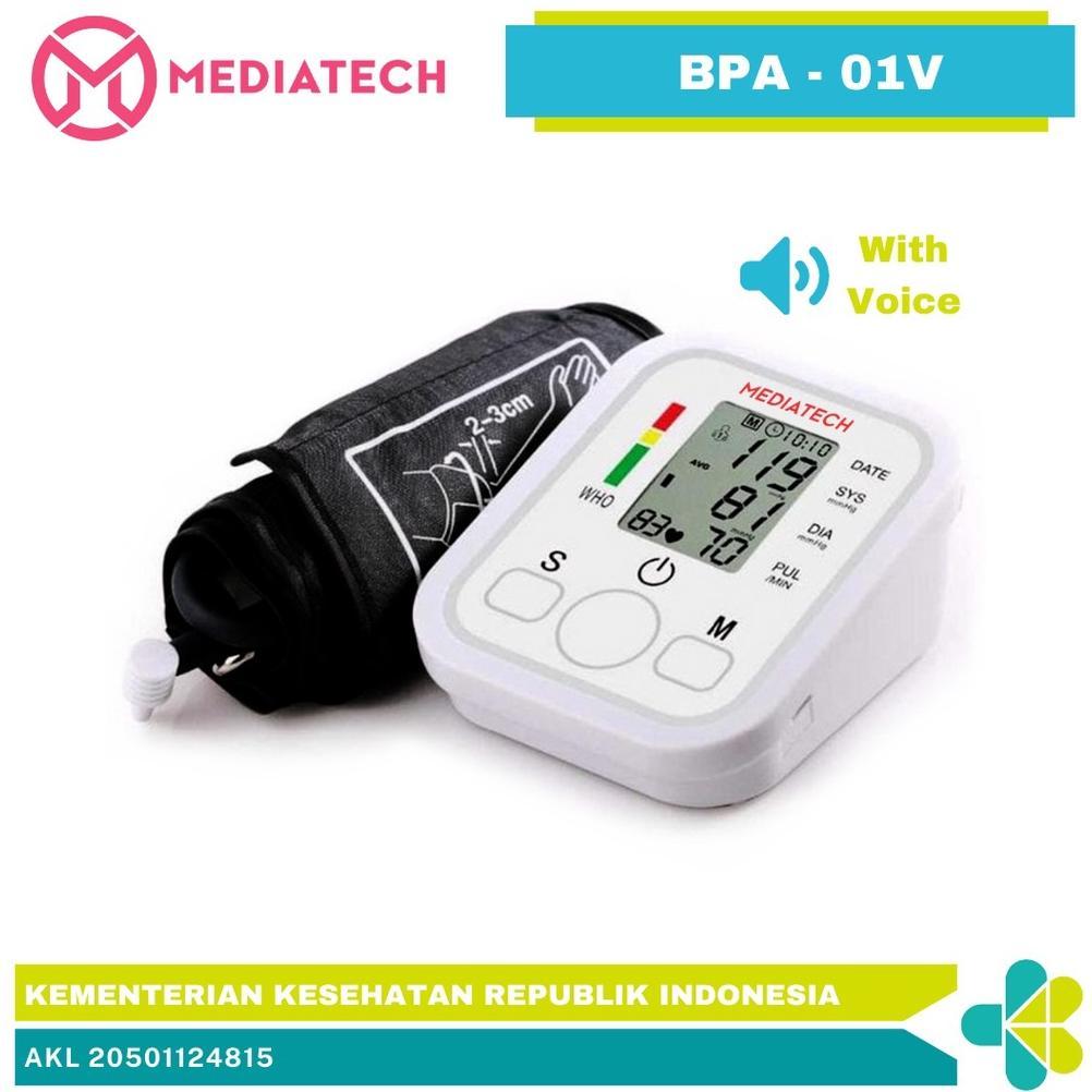 Mediatech Blood Pressure Monitor BPA-01V Tensimeter LENGAN - B460060 Alat kesehatan
