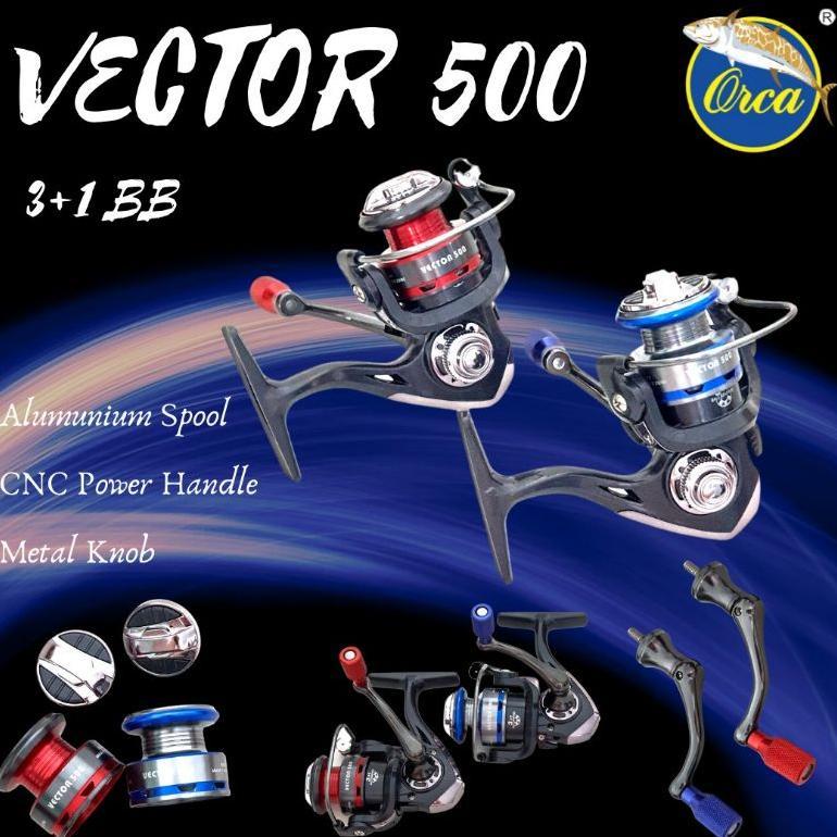 reel Orca Vector 500 | reel mini | reel casting| reel UL|reel power handle Katrol