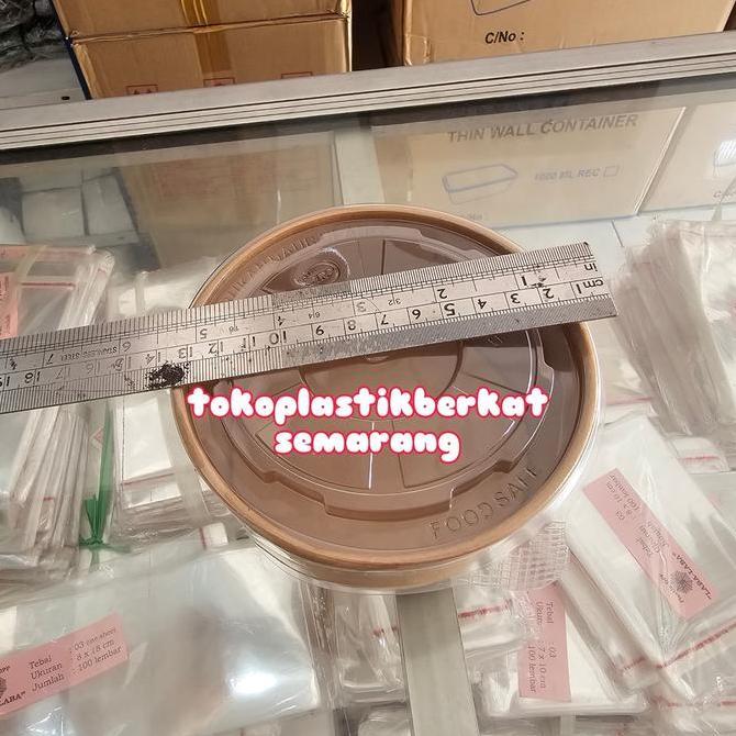 paper bowl kraft 650 ml / paper bowl cokelat 650