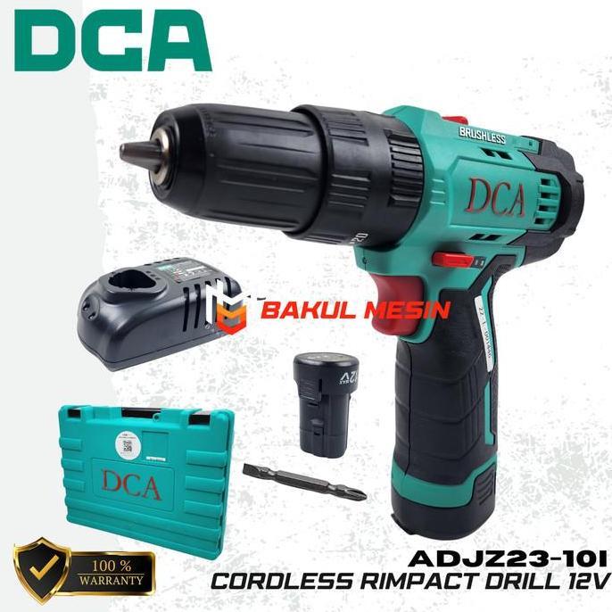 CHRYSAN Mesin bor baterai Brushless impact drill DCA ADJZ 23-10 ADJZ23-10i