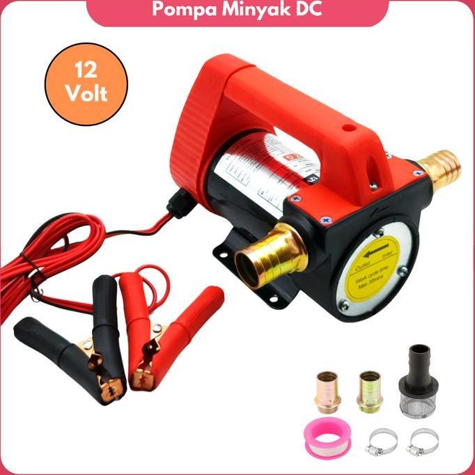 WISZCA- Pompa Solar DC 12 Volt Mesin Sedot Minyak Oli Air 12V Oil Transfer Pump