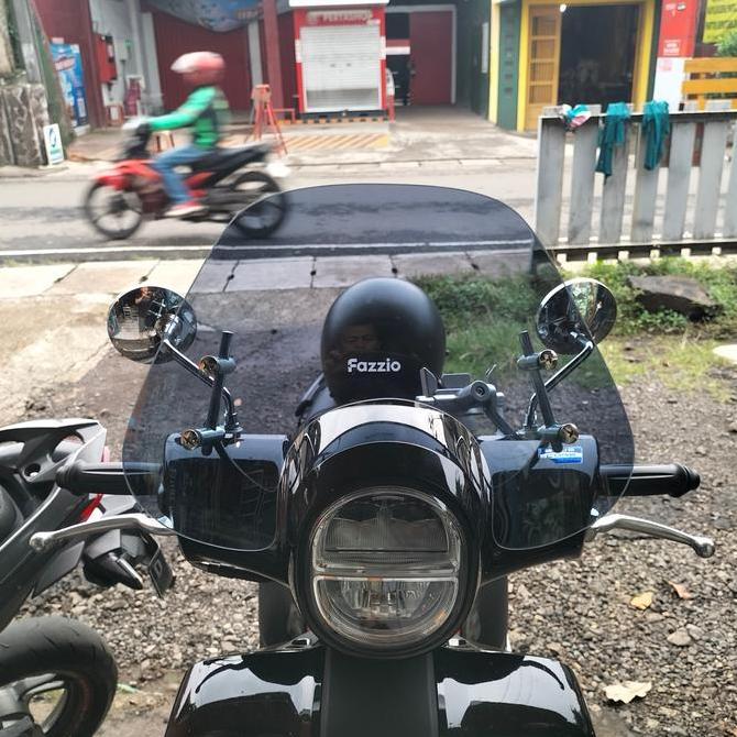 Windshield Yamaha Fazzio / FlyScreen Fazzio / Penahan Angin Aksesoris Original