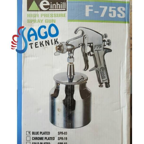 IRIS Spray Gun F75S (Biru Metalic) EINHILL
