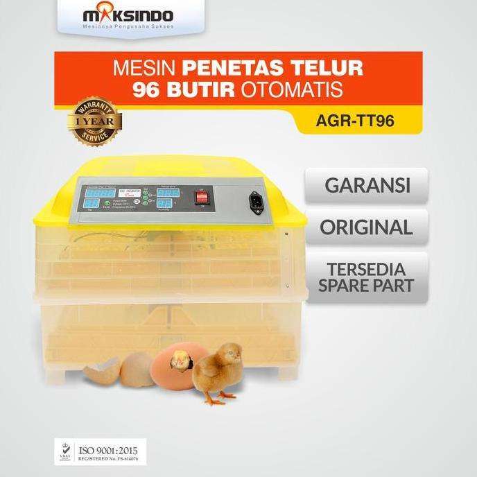 IRIS Maksindo Mesin Penetas Telur 96 Butir Otomatis AGR-TT96