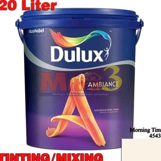 :>:>:>:>] Cat Tembok Interior Dulux AMBIANCE 20L Morning Time 45435