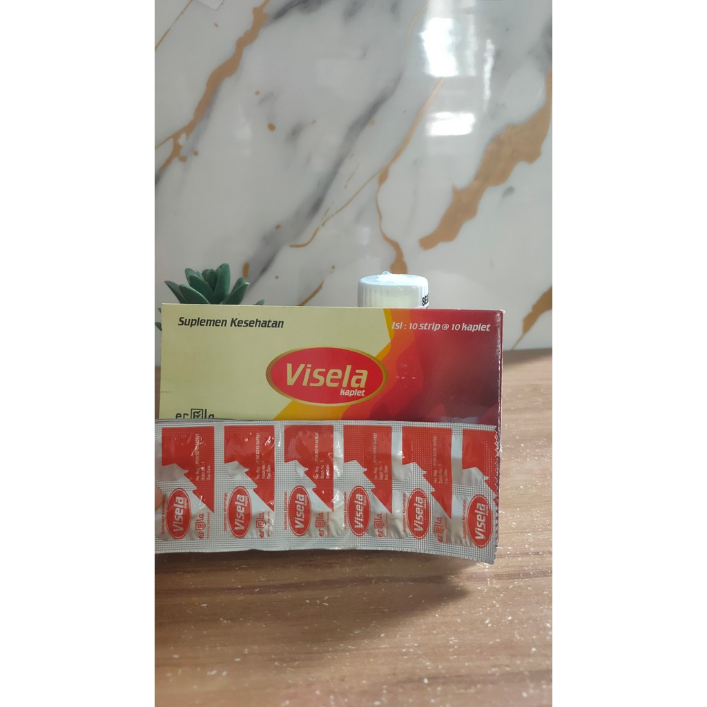 Visela Vitamin Asam Folat  B6 B12 Tablet Fisela Vis ela Visella Zs