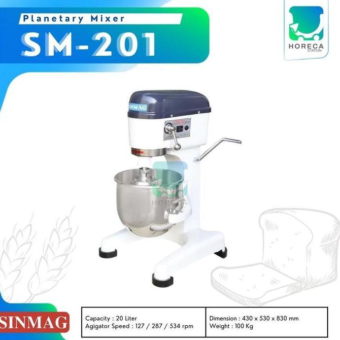TERBARU SINMAG Planetary Mixer SM-201 / SM 201 / SM201 BISA GOSEND