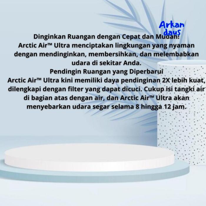 Flash Sale Special Promo Artic Cooler Ac Kipas Angin Ac Mini Portable Arctic Air Ultra 2X Power Cool