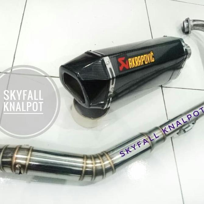 Knalpot Racing Akrapovic Layang Vixion R15 Xabre CBR150 CB150 FU Sonic Original
