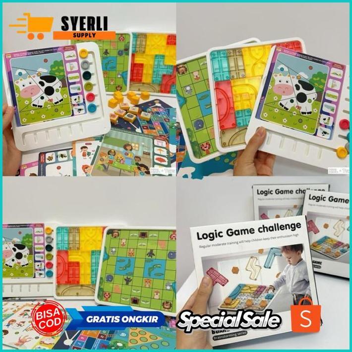 gh-6 rwet-23 Big Sale logic Board Game for Kids Classic Game tetric Early Education Travel Toys fami