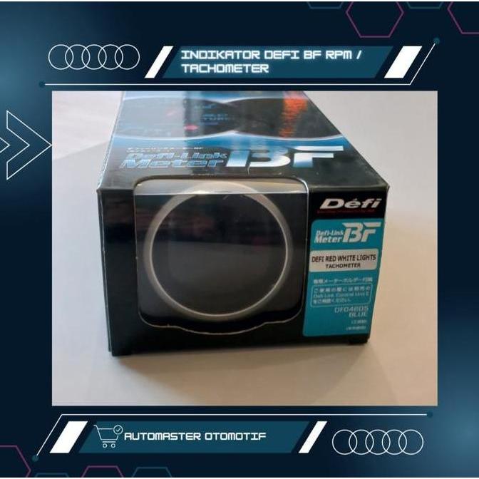 DEFI BF INDIKATOR RPM / TACHOMETER ORIGINAL DAN TERPERCAYA