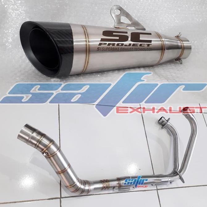 Knalpot Racing sc project s1 Ninja 250 R25 Mt25 All New Cbr250r Original
