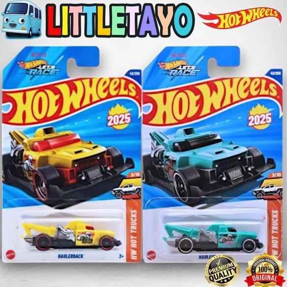 Hot Wheels Haulerback Kuning 2025 Truck Towing Derek