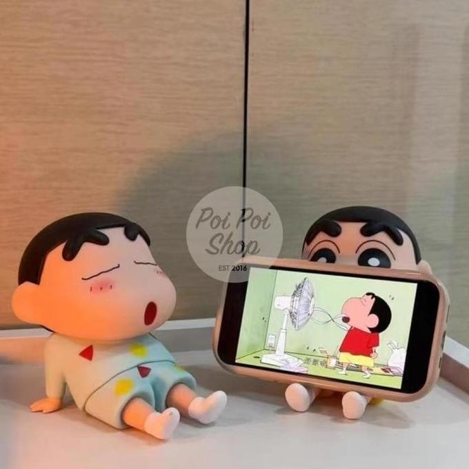 siap kirim] Stand HP Crayon Shinchan OPP Tatakan Sandaran Ponsel Handphone Holder Senderan Hp Lucu H