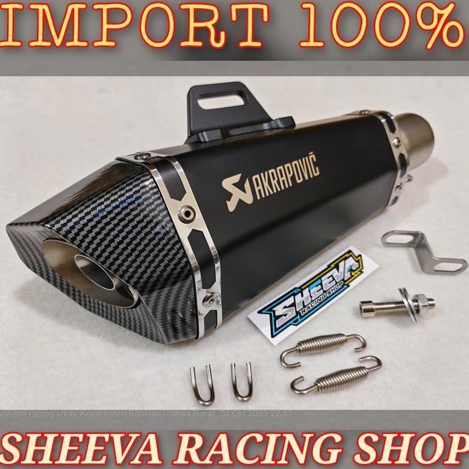 Selencer knalpot racing import ZX250R NINJA250 R25 MT25 CBR250 GSX ADV Original