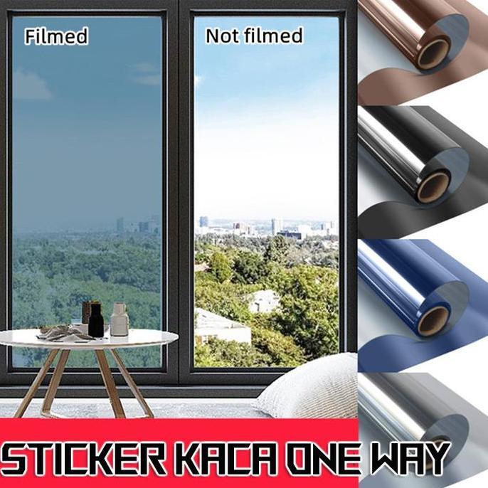 Promo STIKER STICKER SETIKER KACA ONEWAY SATU ARAH KACA FILM SUNBLAST WINDOW FILM ONE WAY MIRROR ANT