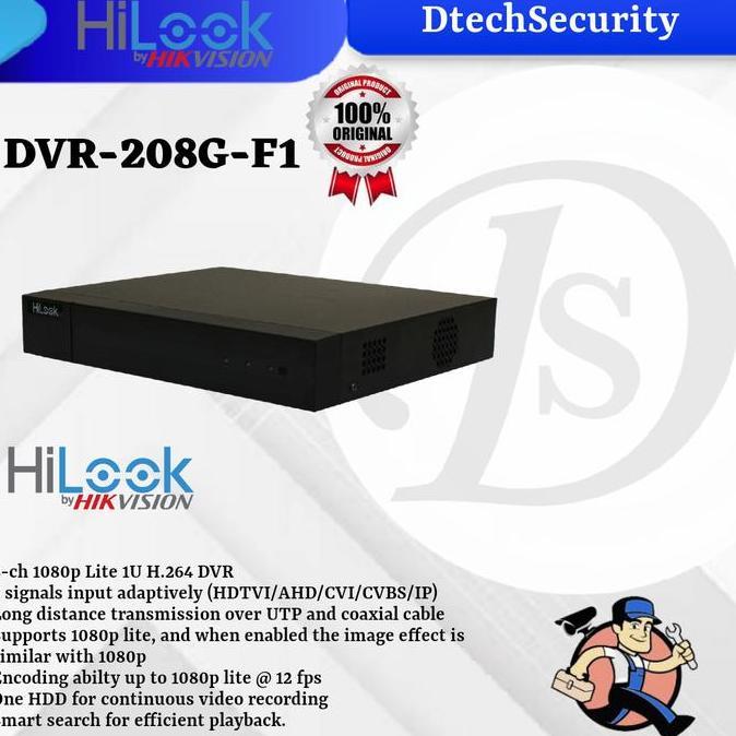 DVR Hilook 8 Chanel Dvr-208G-F1/ DVR Hilook Hikvision Original
