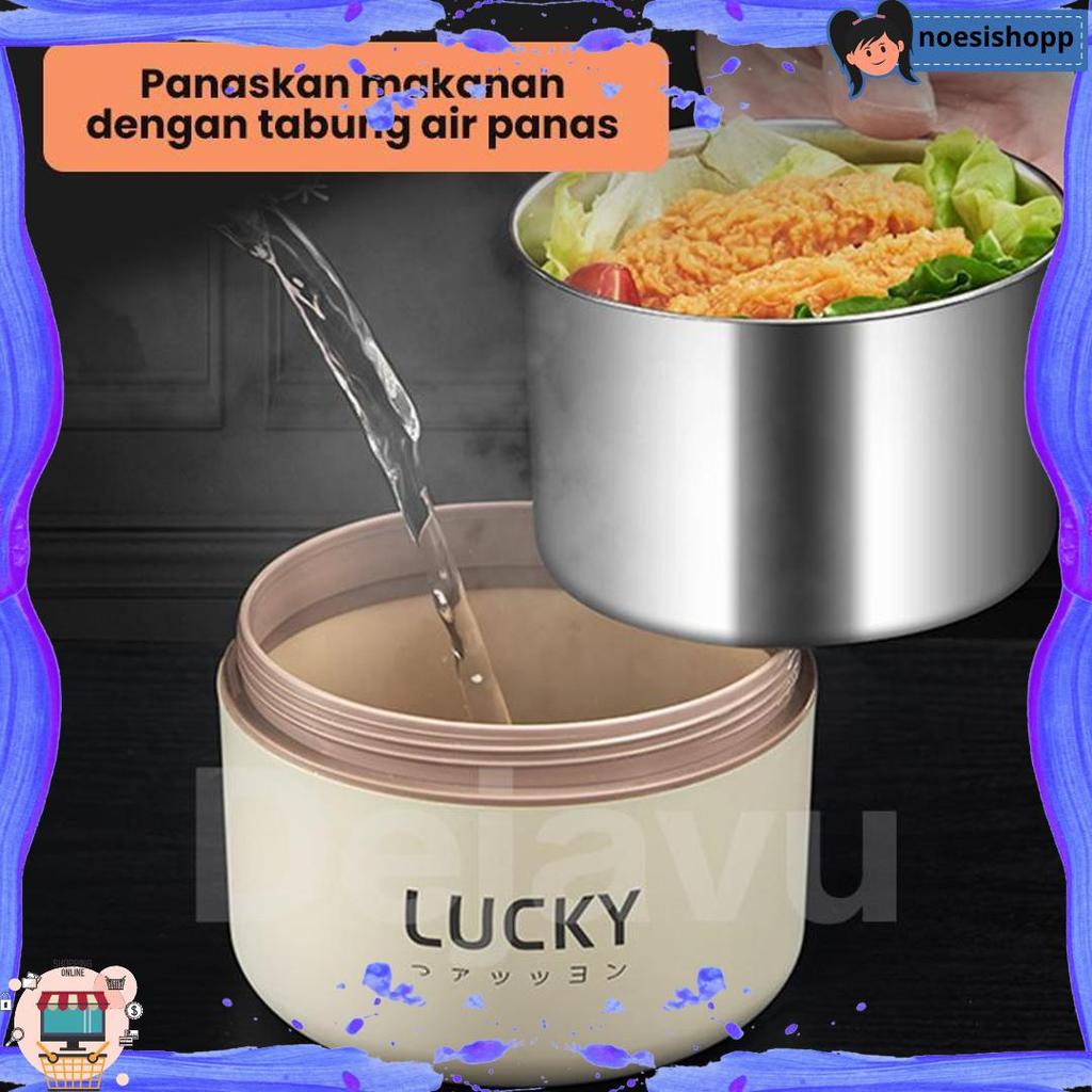 Termurah Dejavu Termos Sup Makanan Kotak Bekal Nasi Tahan Panas Tempat Bekal Makan Lunch Box HMB106