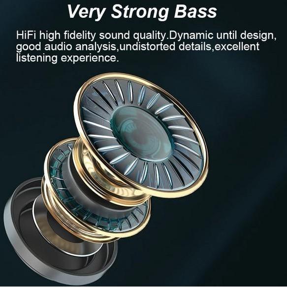 Vivo V21 5G Headset LED Fingerprint Wireless Earphone Bluetooth TWS Original