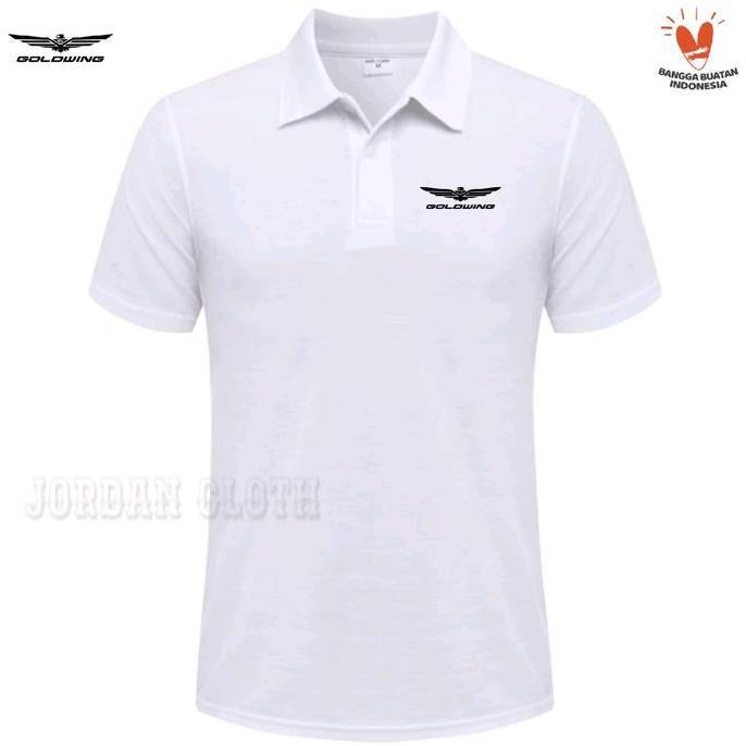 DF401>> Polo shirt Tshirt Kaos Kerah Honda Goldwing