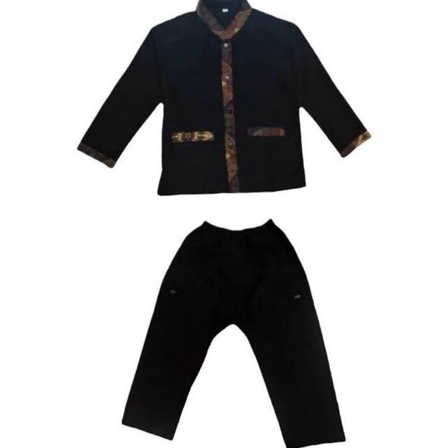 Setelan Sekolah Pangsi Anak SD Batik Polos Sekolah TK SD Jumbo