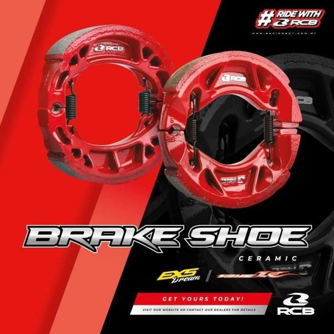 KAMPAS REM BELAKANG RCB CERAMIC VARIO 150 / VARIO 125 / BEAT STREET 100% ORIGINAL CLICK Tromol Velg